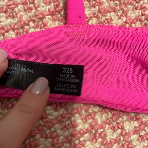Hot Pink Push Up Bra Size 32B - Picture 3 of 3
